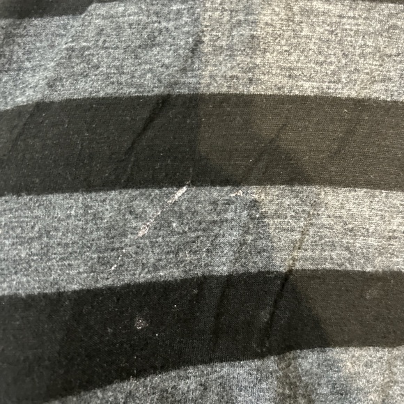 Forever 21 Black and grey, striped cowl neck sweater - Size L - sleeveless - Picture 4 of 6